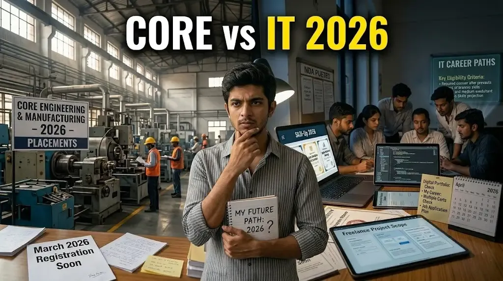 Core vs IT Jobs for Engineering Students 2026: What to Choose?