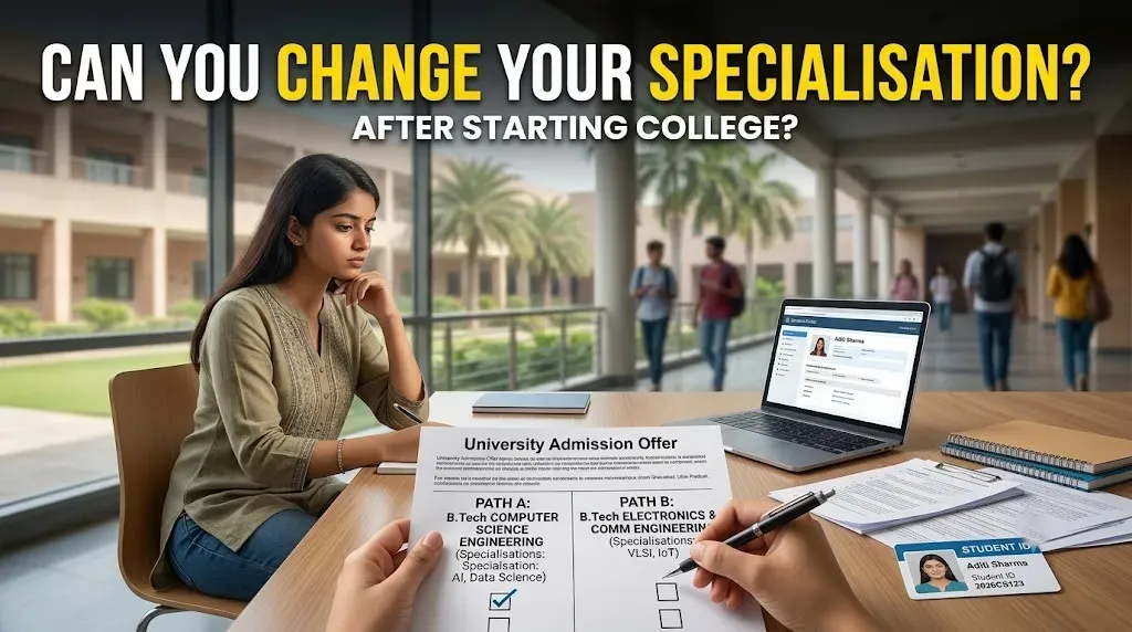Can You Change Your Specialisation After Starting College?
