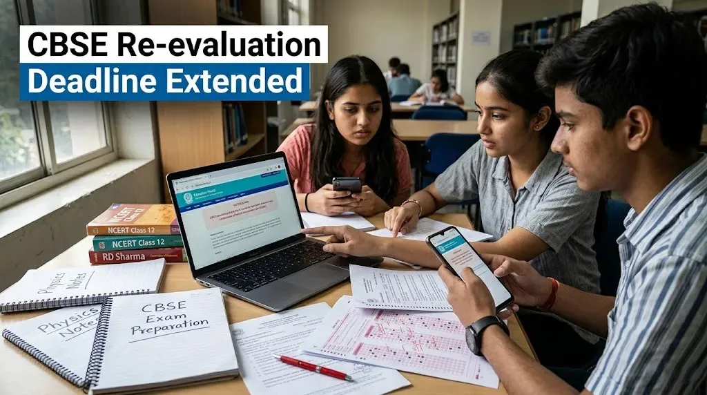 CBSE Gives Class 12 Students More Time for Verification and Re-evaluation; Application Window Extended