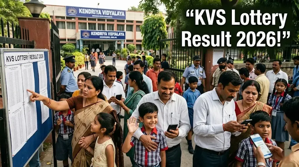 KVS Admission 2026 Lottery Result Today: Check Link, Key Dates and Important Instructions for Parents