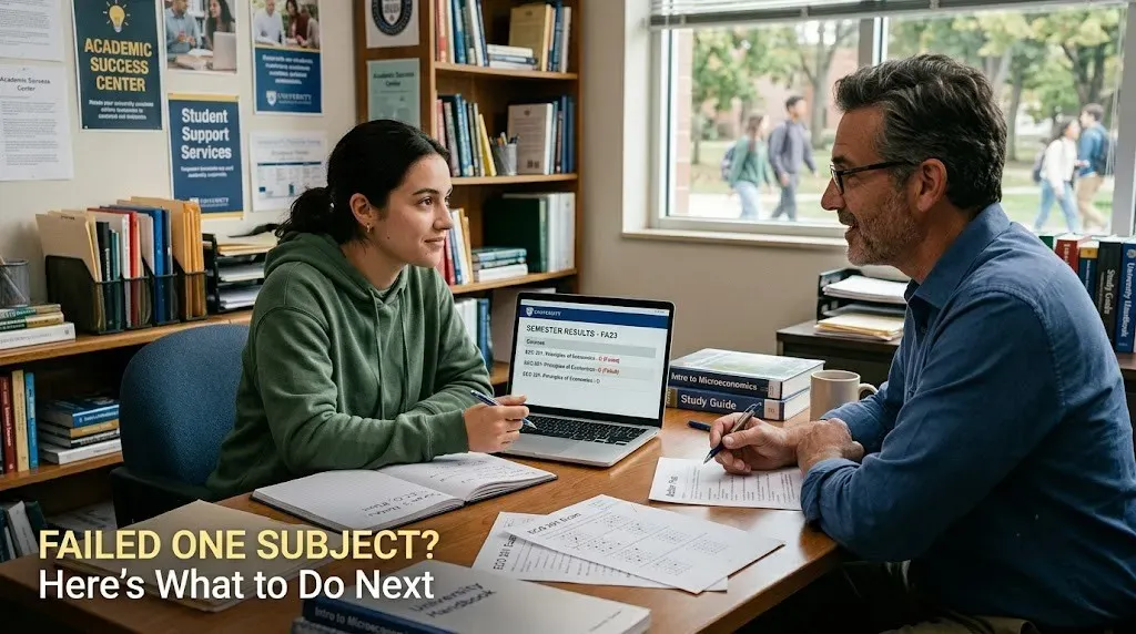 What Happens If I Fail in One Subject in College?