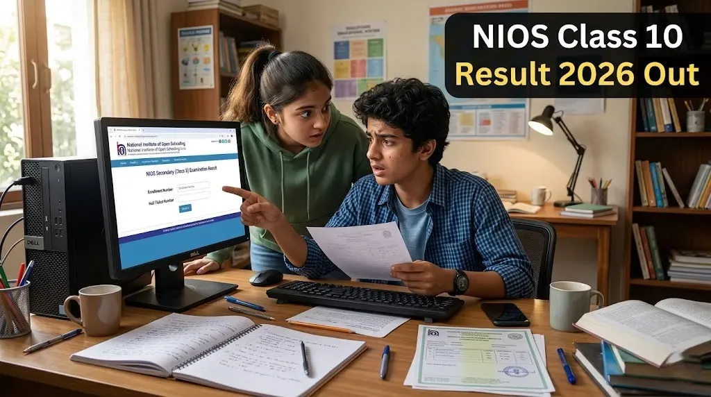 NIOS Class 10 Result 2026 declared: Check scorecards and re-evaluation application process
