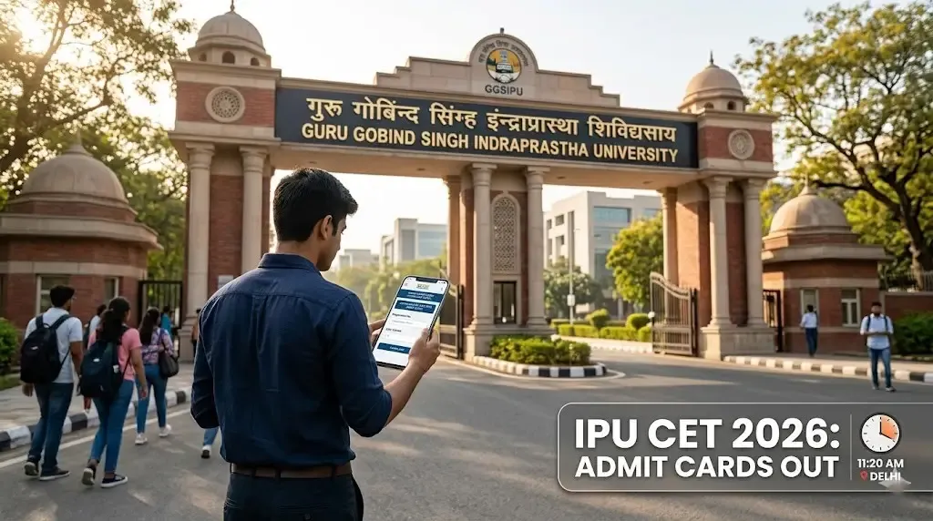 IPU CET 2026 from April 25: Admit Cards to Be Released 5 Days Before Exam