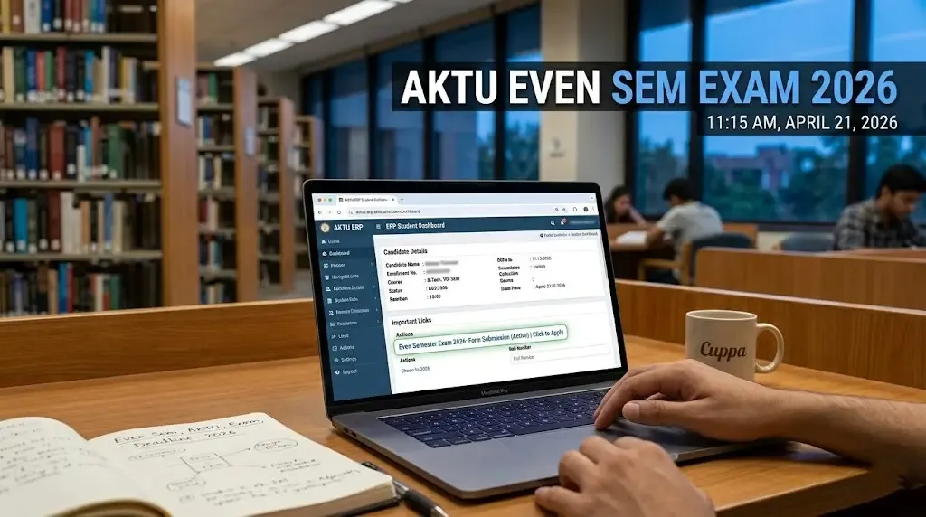 AKTU Even Semester Exam 2026 Tentative Schedule Released: Form Submission and Fee Payment Open for Regular and Carry Over Subjects