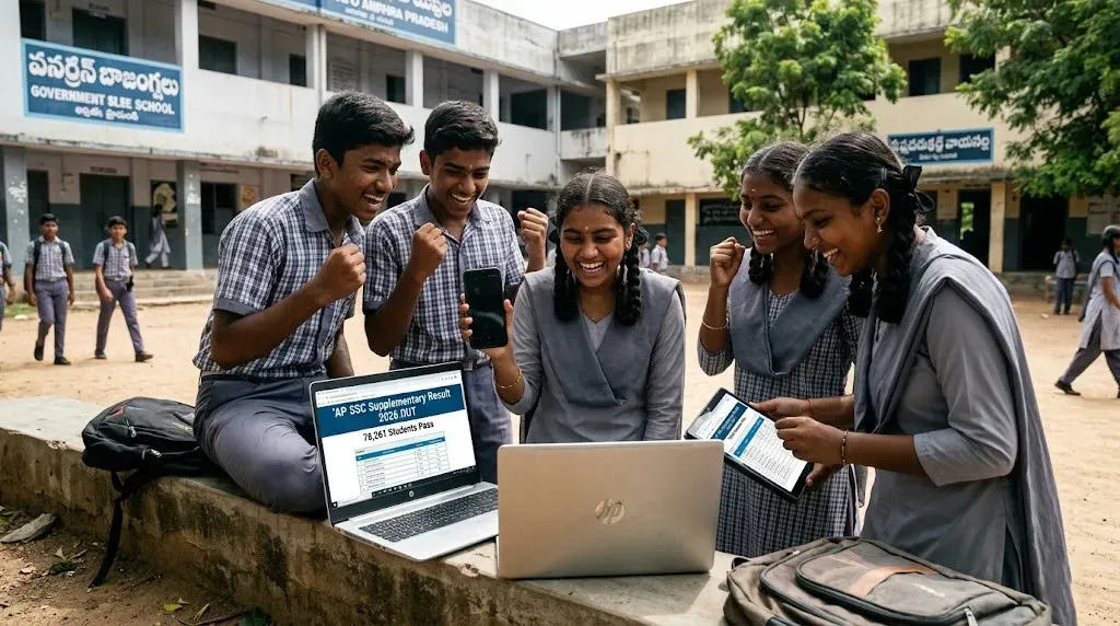 AP SSC 10th Supplementary Results 2026 declared: 78,261 students clear the Class 10 supply exams