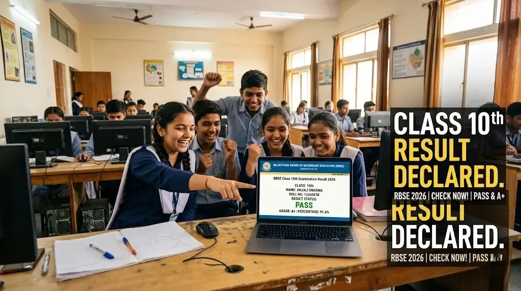 RBSE Class 10th Result 2026 Declared: Overall Pass Percentage Hits 94.23%