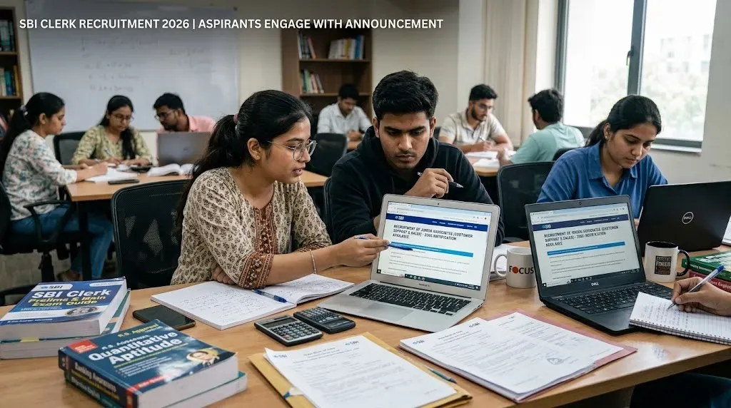 SBI Clerk Recruitment 2026 applications open for 1,538 Junior Associate posts: Check eligibility and dates