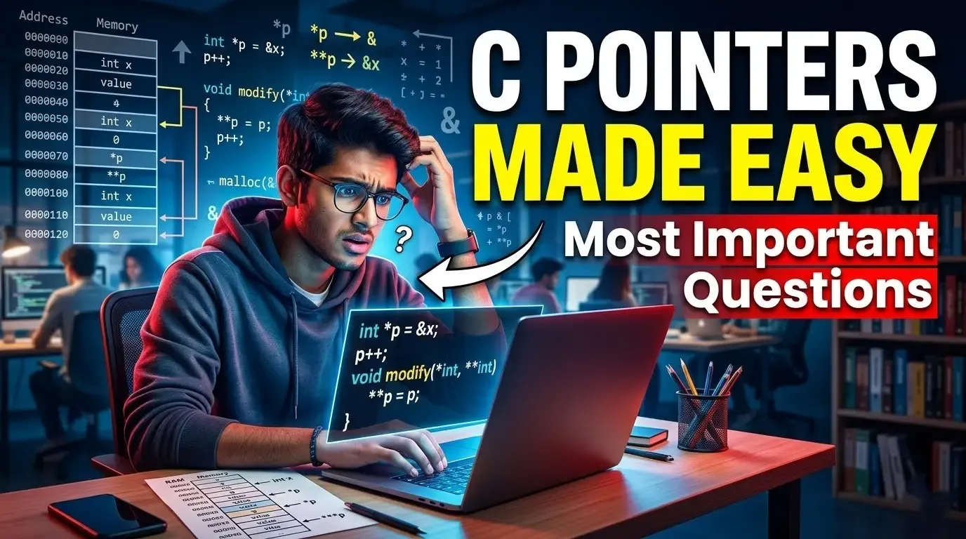 Pointer-Based Questions in C Programming: Most Important for Exams