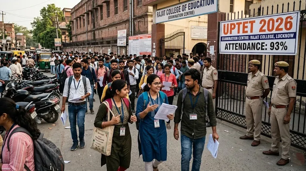 UPTET 2026 records 93% attendance as teacher eligibility exam concludes successfully