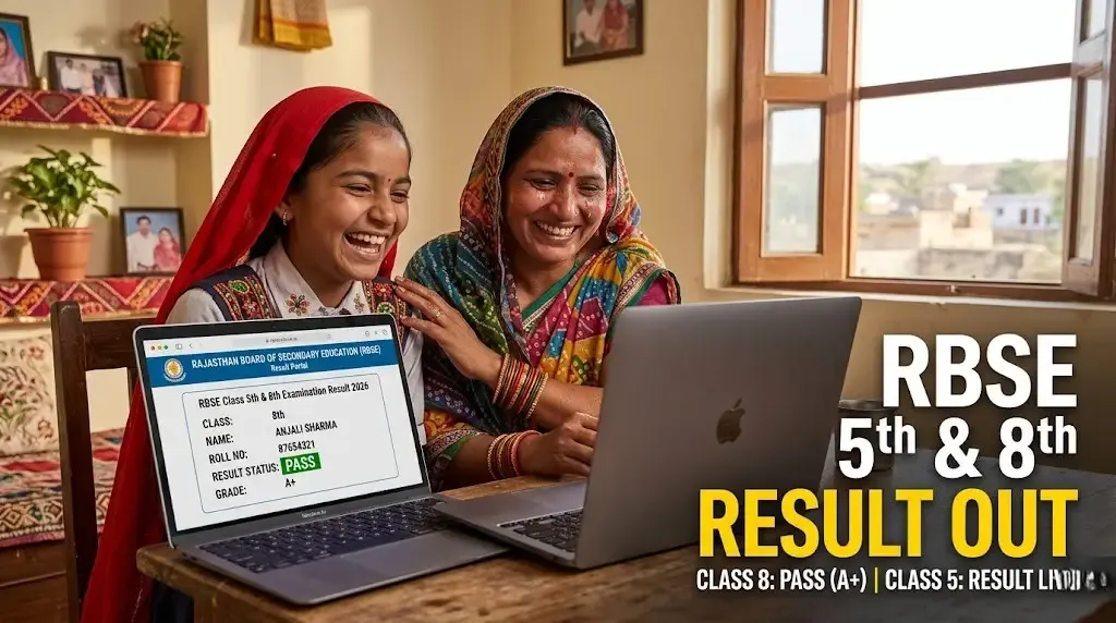 Rajasthan Board RBSE Class 5th and 8th Result 2026 Released: Check Your Scores Online Now