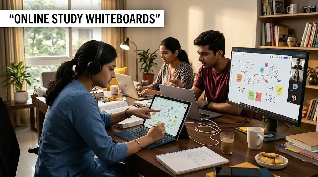 Free Digital Whiteboard Tools for Online Group Study Sessions