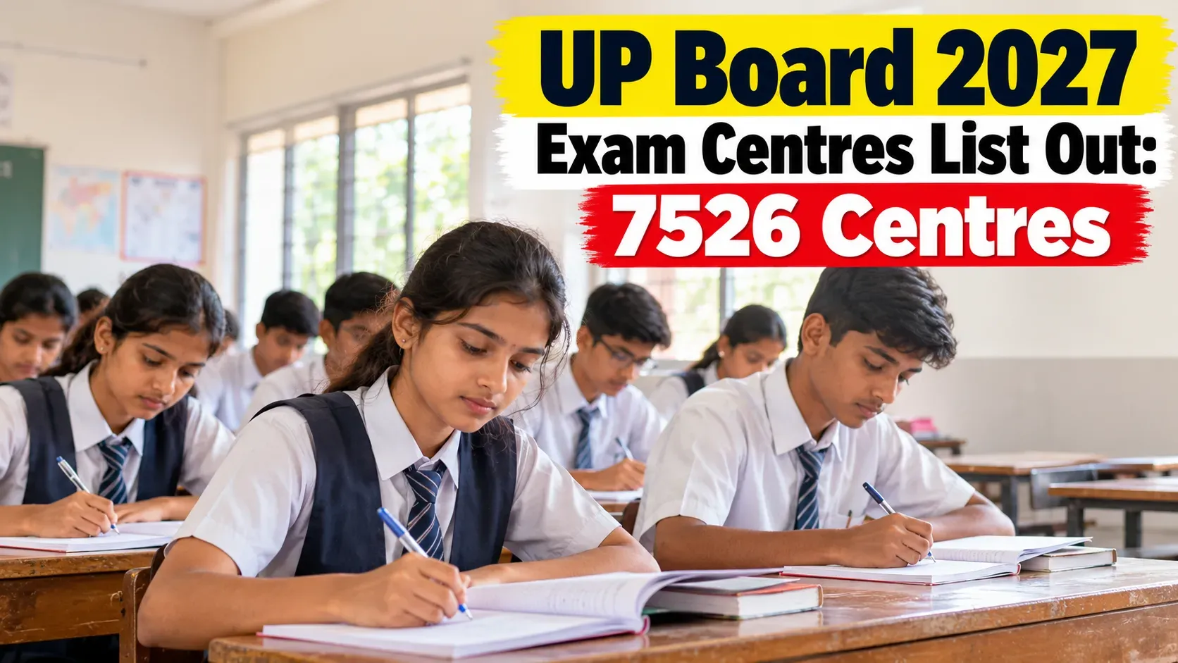 UP Board Releases Provisional List of 7526 Centres for 2027 Board Exams  