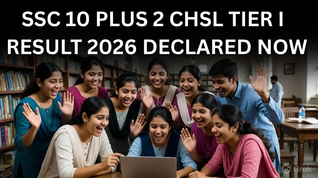 SSC CHSL Tier I Result 2026 Declared Check Cut Off and Merit List for 10 plus 2 Level Exam