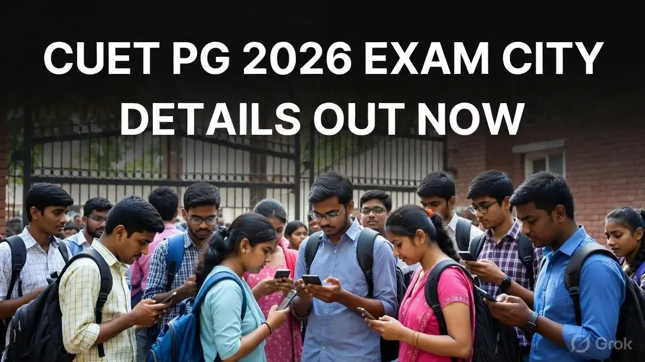 NTA CUET PG 2026 Exam City Details Out Phased Release for March 6 and 7 Exams