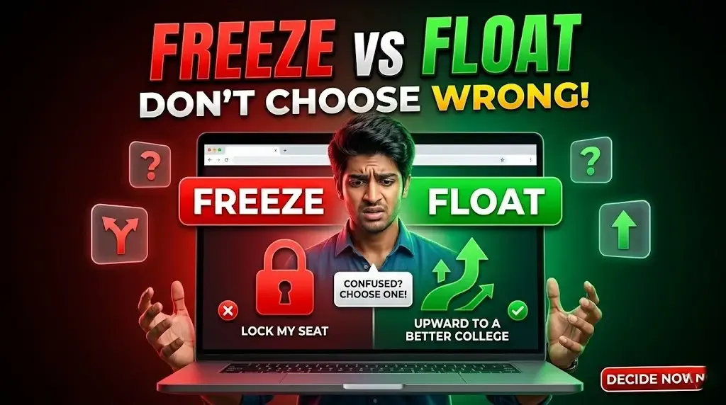 Freeze vs Float Option 2026: What Students Should Choose in Counselling