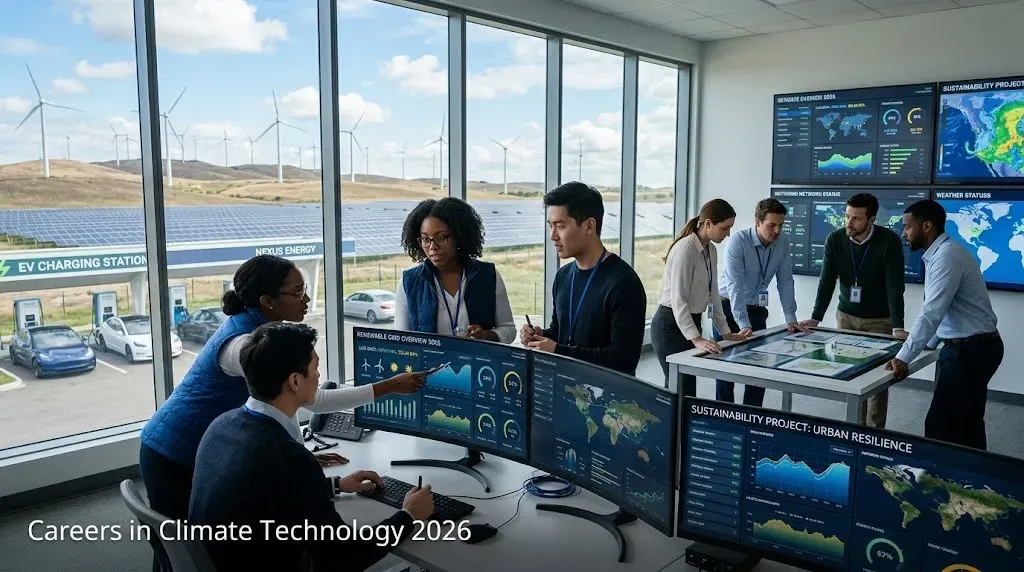 Careers in Climate Technology: Skills, Jobs and Future Scope
