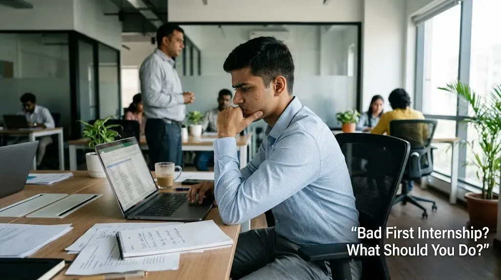 What to Do When Your First Internship Turns Out to Be a Bad Experience