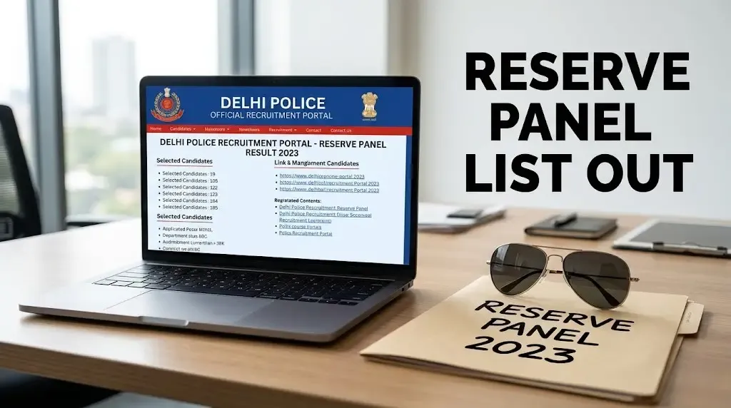 Delhi Police Constable 2023 Reserve Panel List: Download DV Notice and Check Selection Status