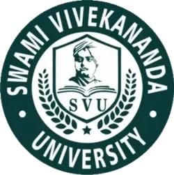 Swami Vivekananda University logo