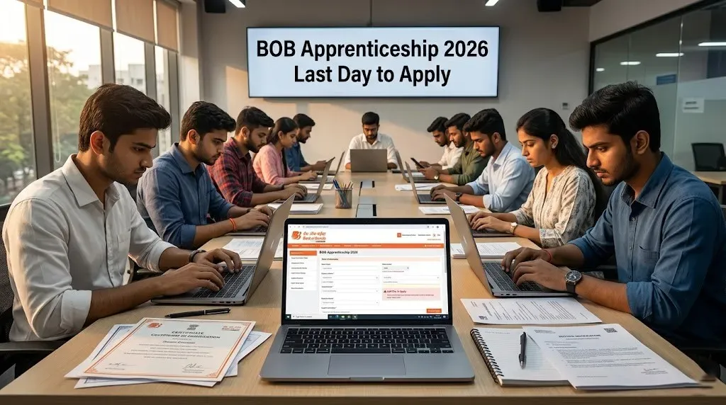 Bank of Baroda Apprenticeship 2026: Last day to apply today at apprenticeshipindia.gov.in