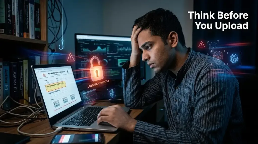 Hidden Risks of Sharing Aadhaar and Documents on Random Portals